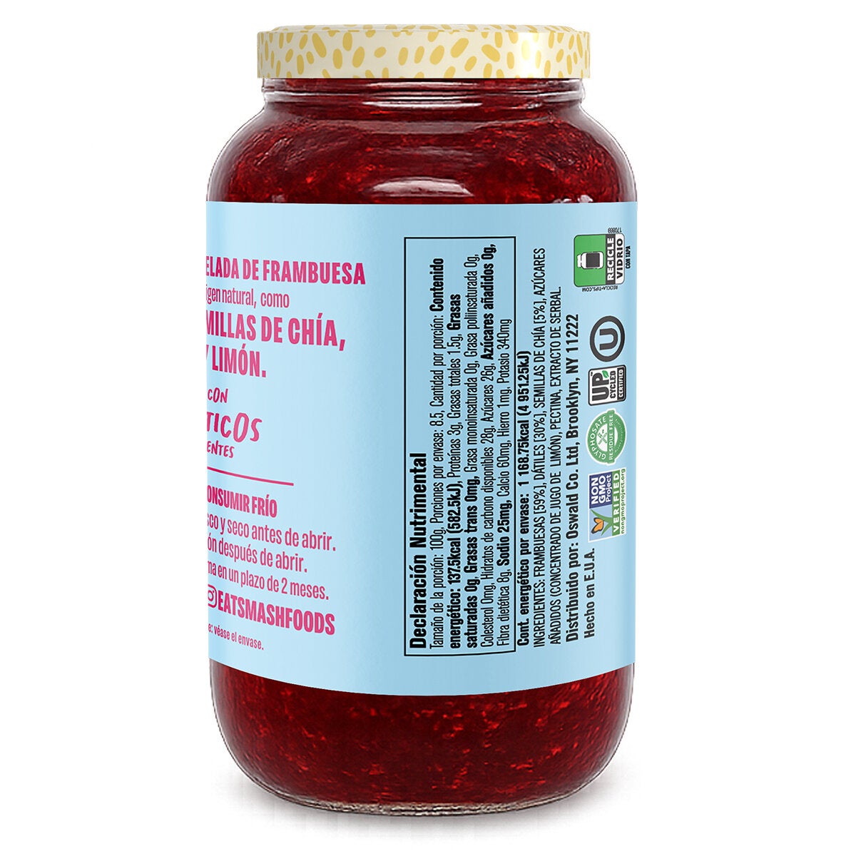 Smash Foods Mermelada de Frambuesa 850 g Smash Foods Mermelada de Frambuesa 850 g