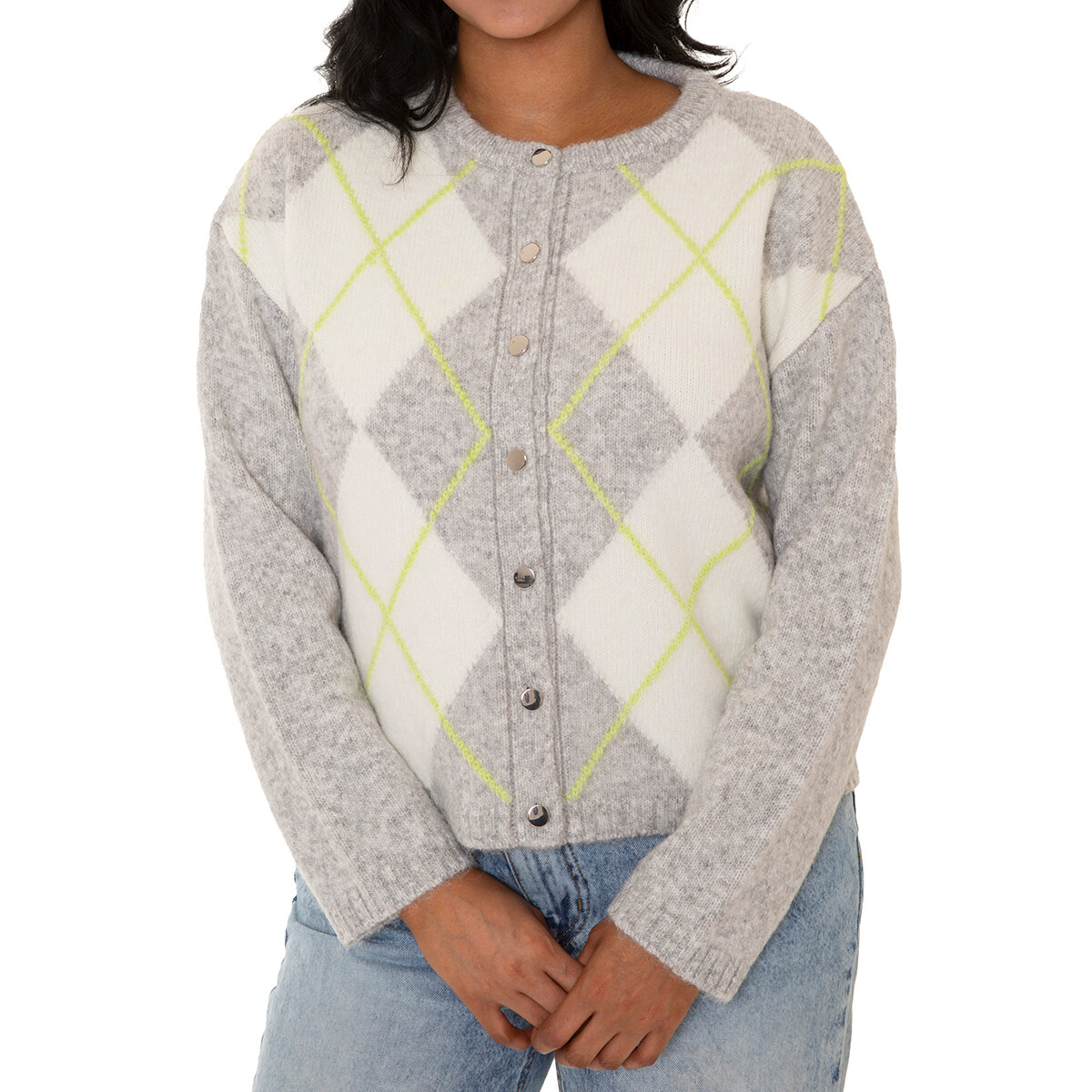 Mario Serrani Italy Sueter para Dama Blanco Mediana