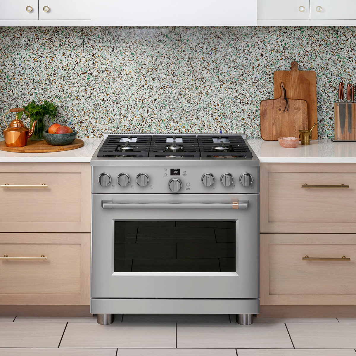 Café Estufa de Gas 90cm Color Gris