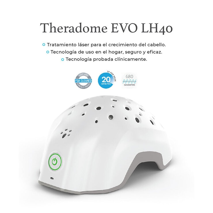 Theradome, Casco de Terapia Laser para el Crecimiento del Cabello EVO LH40