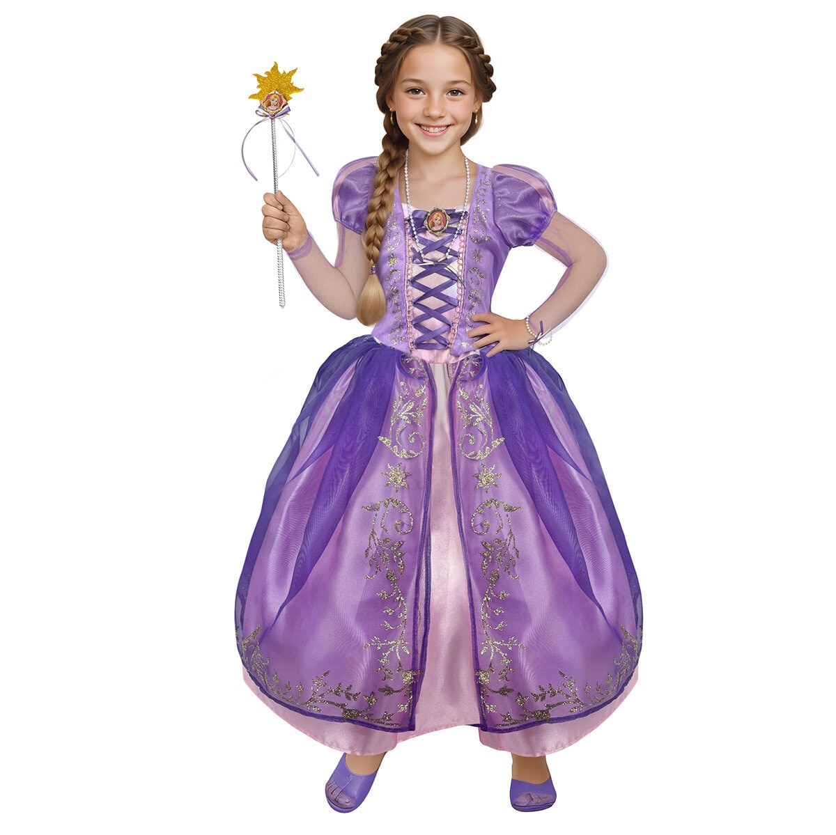 Disfraz para Niña, Rapunzel 6 años