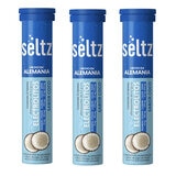 Seltz Electrolitos 3 Tubos con 13 Tabletas Efervescentes c/u Sabor Coco Seltz Electrolitos 3 Tubos con 13 Tabletas Efervescentes c/u Sabor Coco