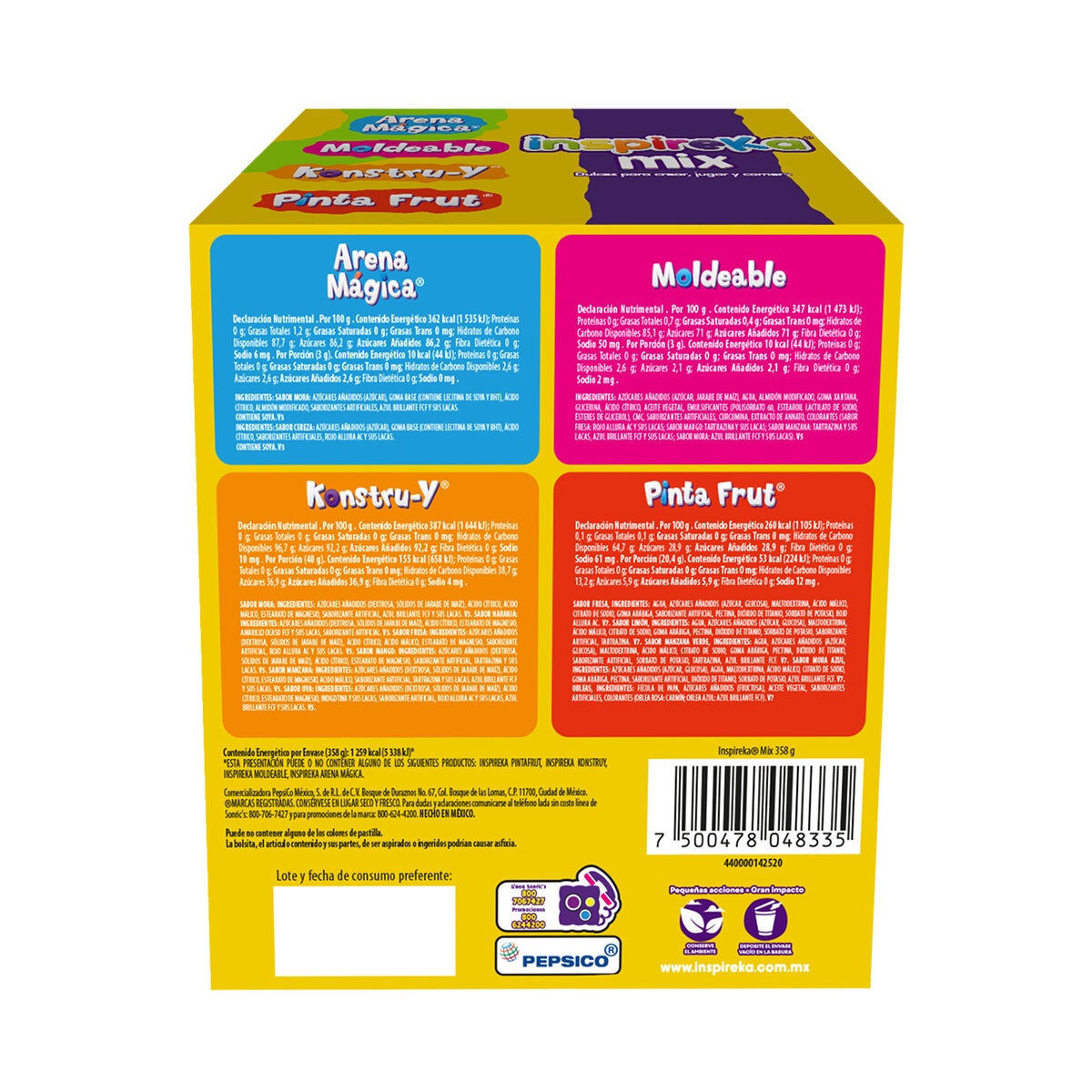 Inspireka Mix De Dulces 10/358 g