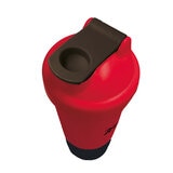 Reebok Botella de Plástico Rojo