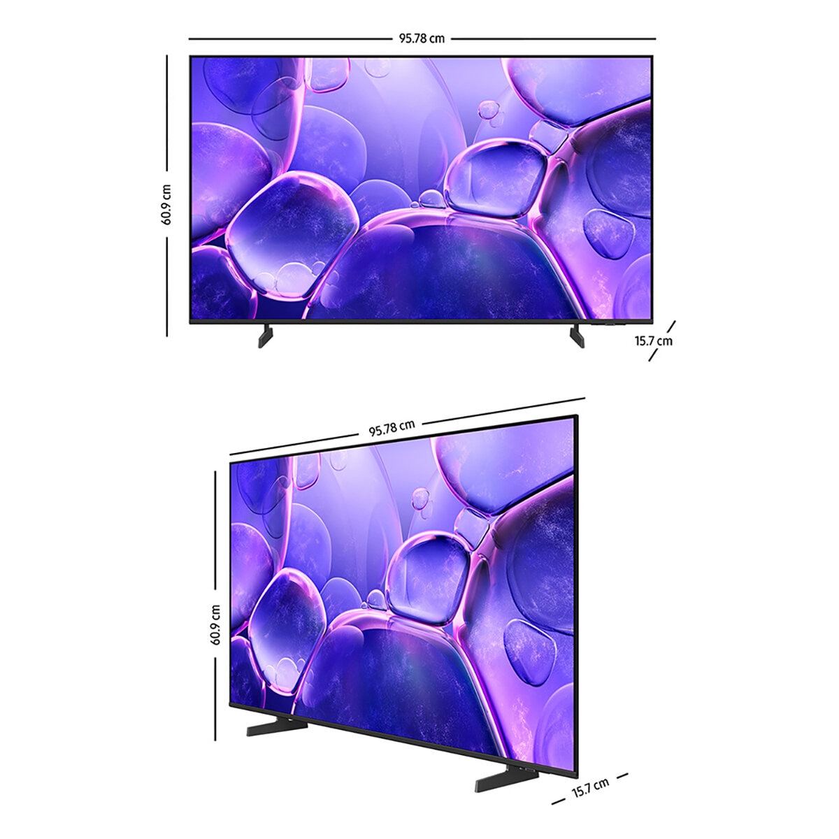 Samsung Pantalla 43" Crystal UHD Smart TV