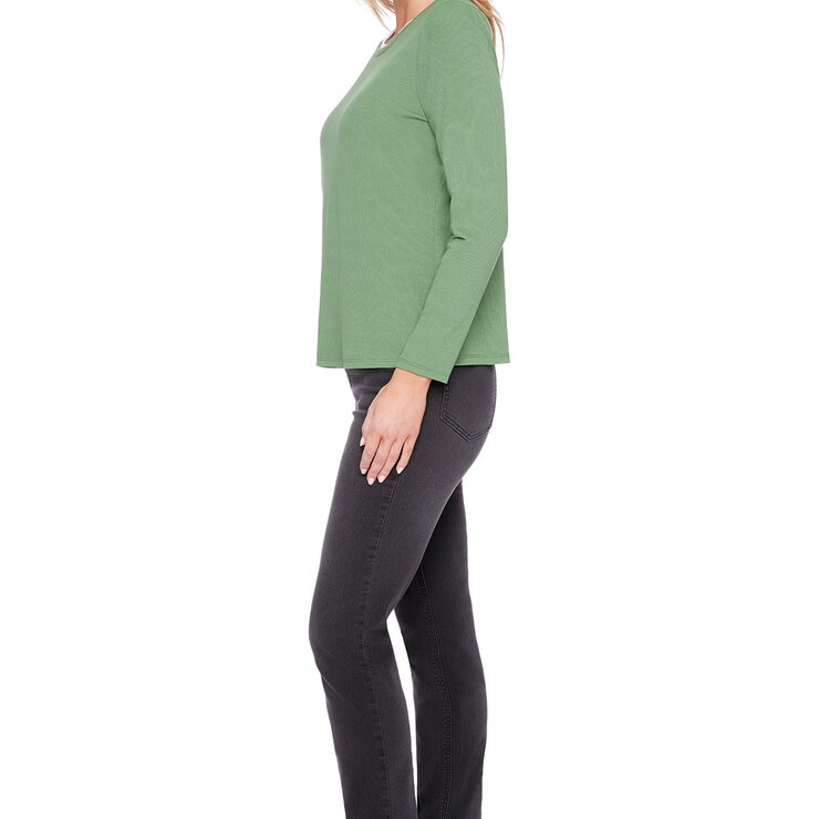 S.C. & CO. Blusa para Dama Verde Mediana