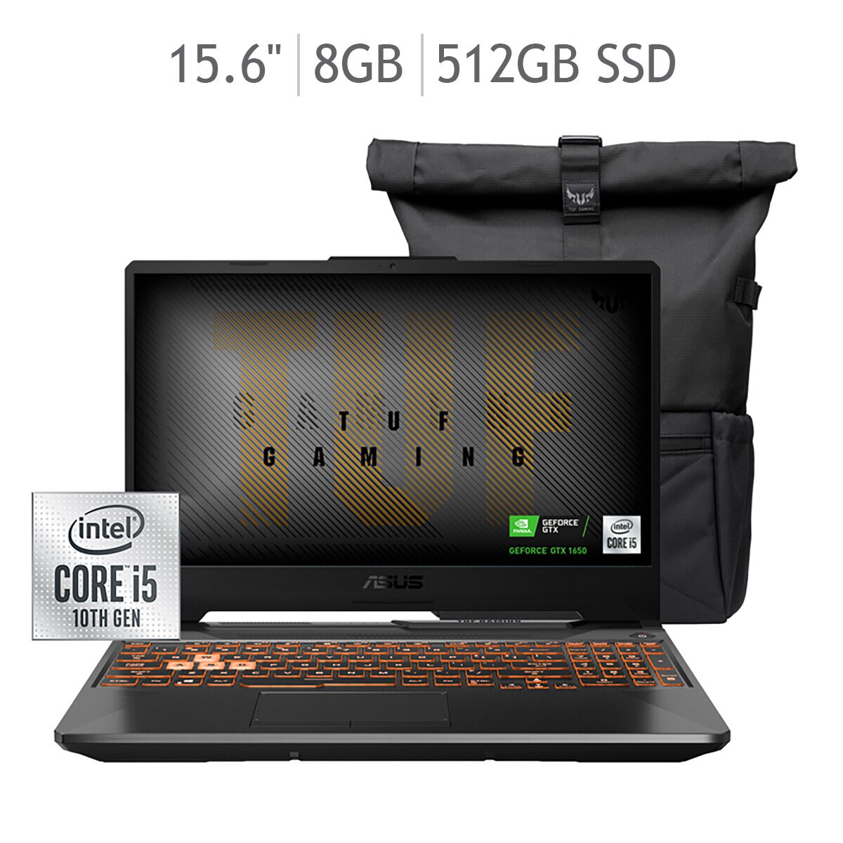 Asus TUF Gaming 15" FHD  Intel Core i5 Nvidia GeForce  GTX 1650 + Mochila 