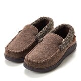 Dearfoams Pantuflas para Caballero Café Mediana Dearfoams Pantuflas para Caballero Café Mediana