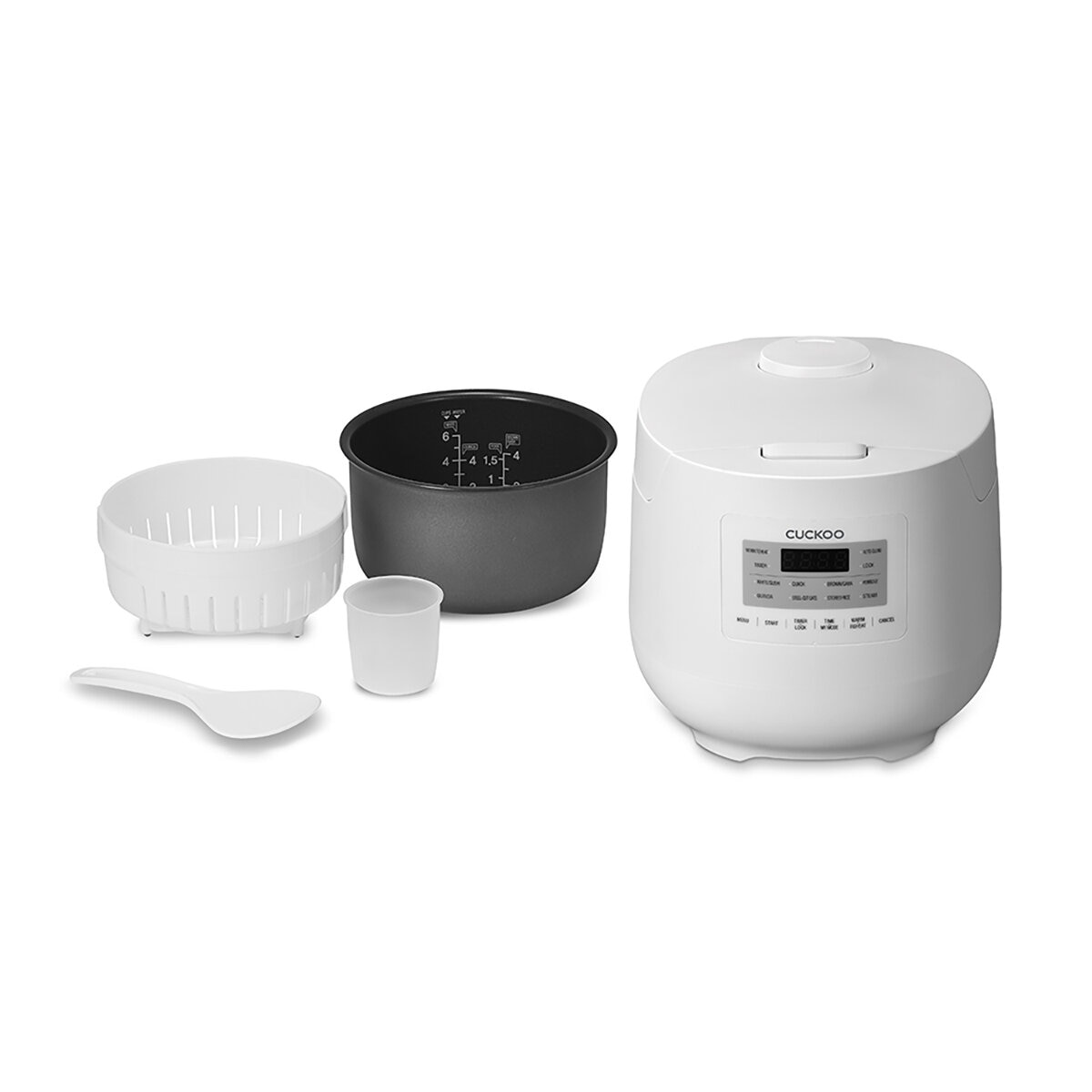 Cuckoo Arrocera y Calentador Multifunción de 6 Tazas Touch