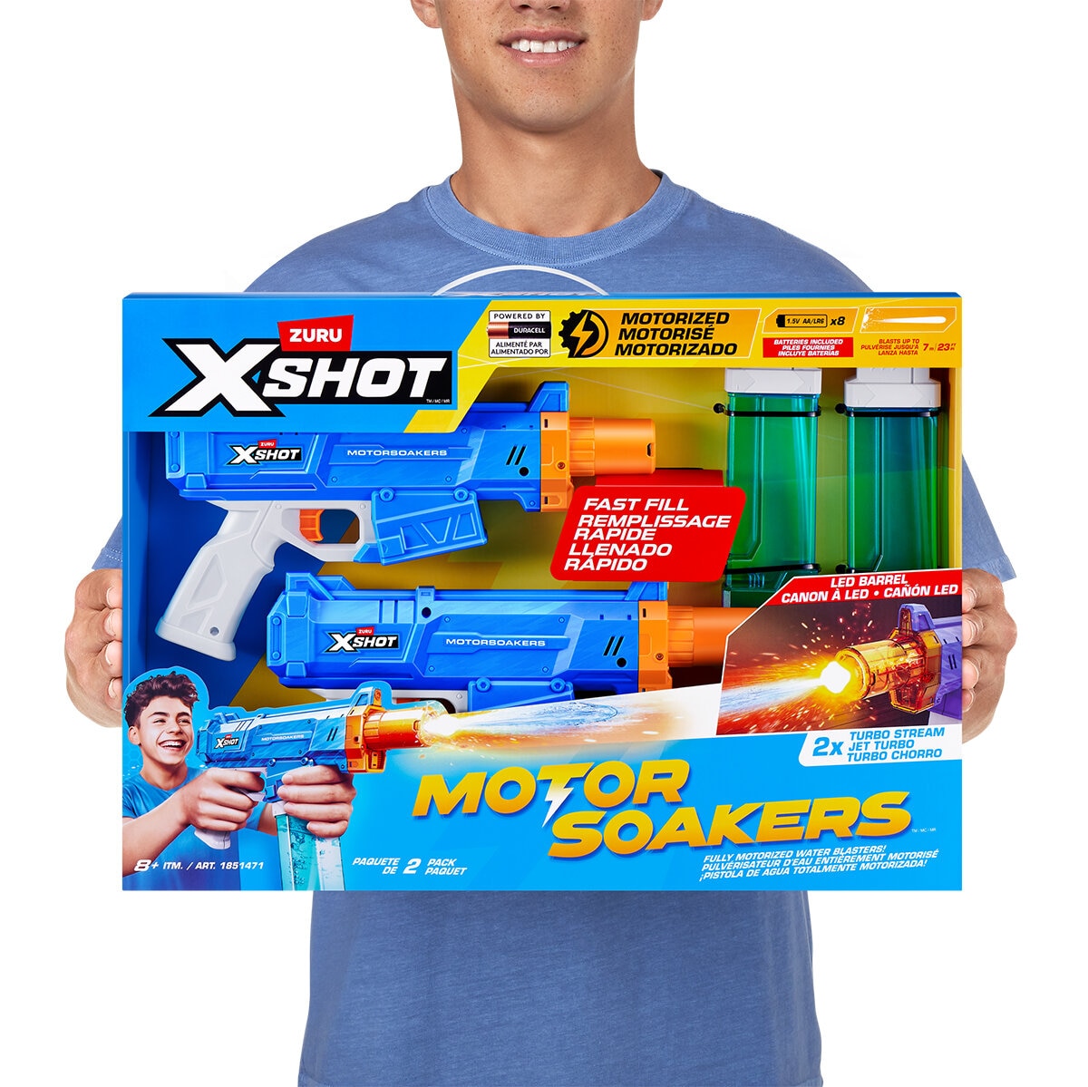 Zuru X-Shot Pistola de Agua, Juego de 2 Pzas. Zuru X-Shot Pistola de Agua, Juego de 2 Pzas.