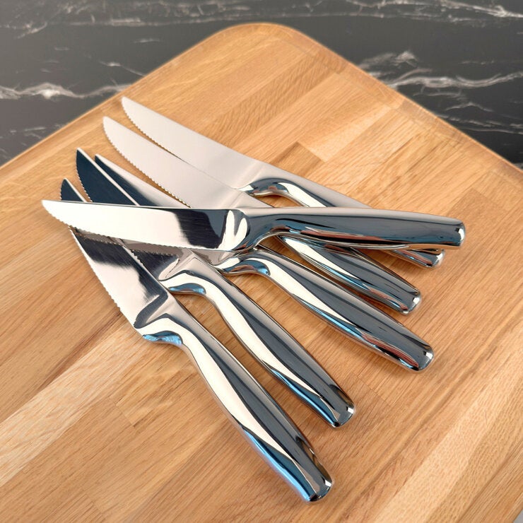 Gourmet Settings, Juego de Cuchillos de Acero Inoxidable, 6 piezas Gourmet Settings, Juego de Cuchillos de Acero Inoxidable, 6 piezas