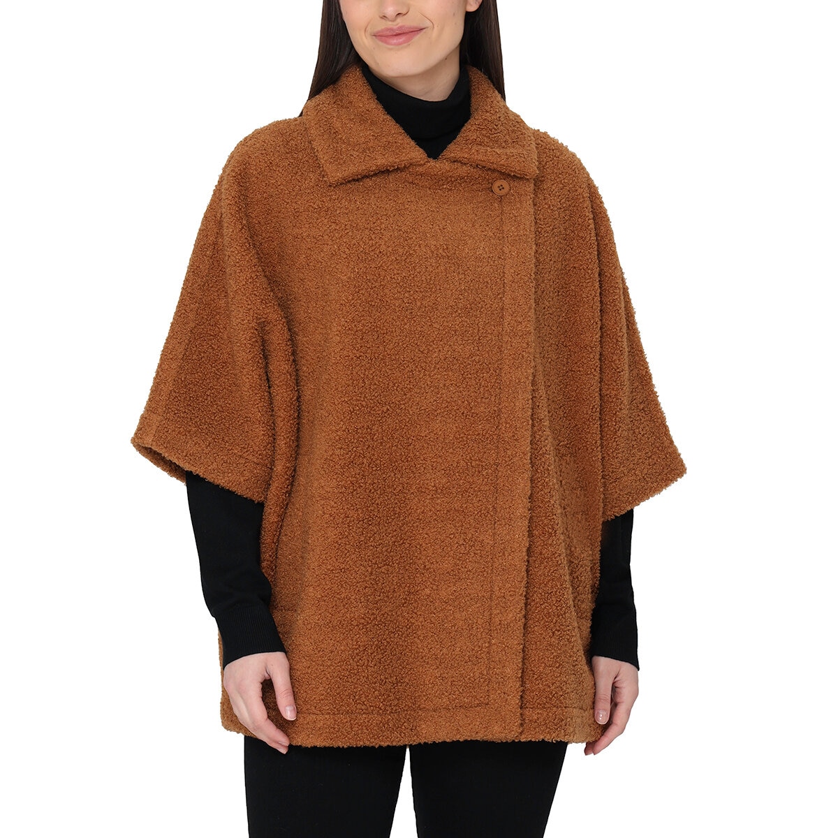 Nicole Miller Original Chamarra para Dama Café Chica / Mediana