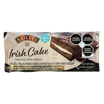 Bailey's Pastelito Irlandés 10 pzs de 39 g