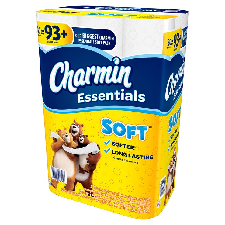 Papel Higiénico 30 rollos , Charmin Essentials Costco México