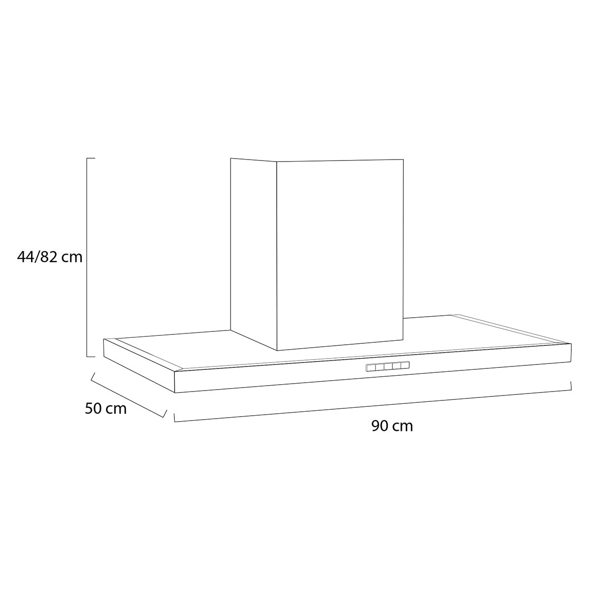 LG Campana extractora y purificadora 90cm