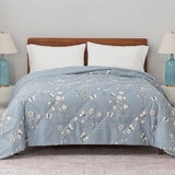 Berkshire Life, Cobija con Relleno Alternativo, Tamaño Queen, Modelo Blue Floral