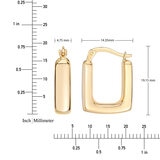 Aretes, Oro Amarillo de 14K