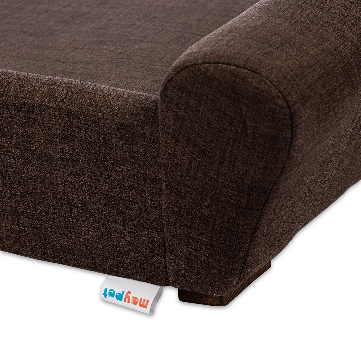 Maypet, Sillón/Cama Tamaño Mediana, Estilo Minimalista para Mascota, Color Café