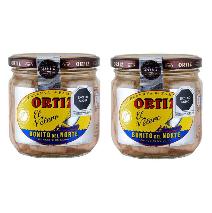 Ortiz Atún Blanco en Aceite de Oliva Reserva De La Familia 2 pzas de 270 g Ortiz Atún Blanco en Aceite de Oliva Reserva De La Familia 2 pzas de 270 g