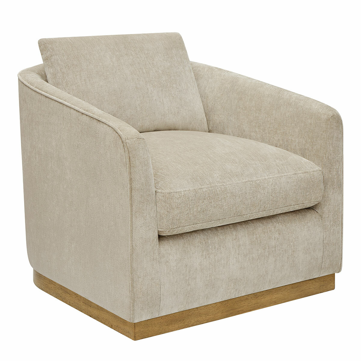 Henredon, Sillón Giratorio de Tela Henredon, Sillón Giratorio de Tela