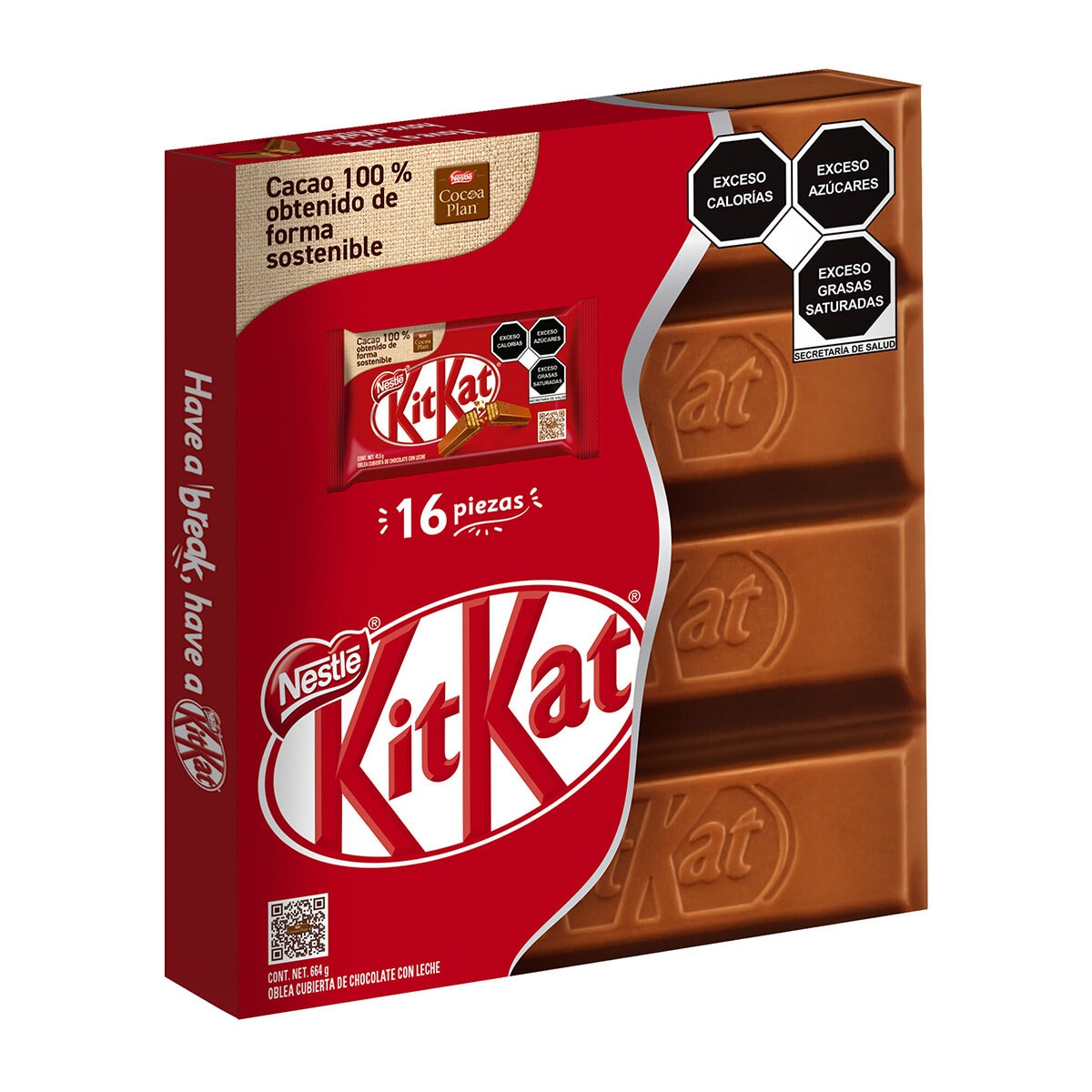 KitKat Chocolate 16 pzas 41.5 g