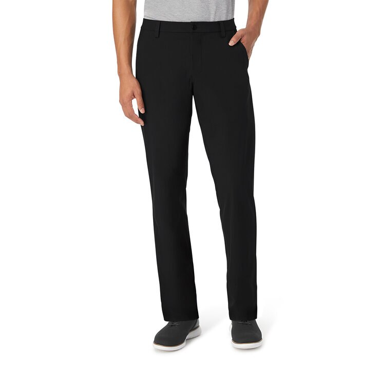 Pantalones de vestir elásticos a cuadros para hombre, con ajuste entallado,  parte delantera plana, formal, casual, delgado, para negocios