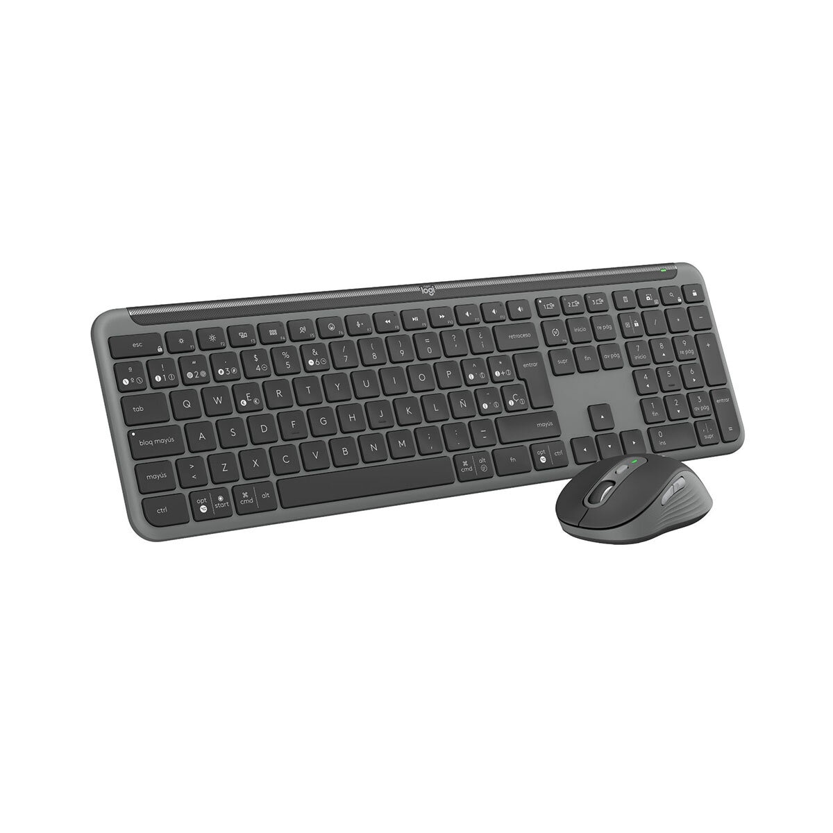 Logitech Combo Teclado y Mouse Inalámbrico Signature Slim MK950 Grafito