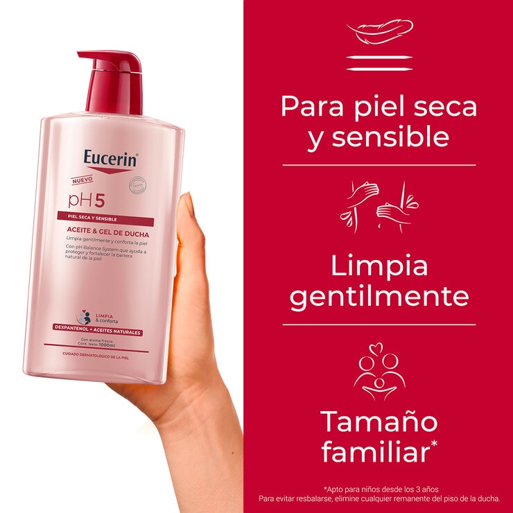 Eucerin aceite & Gel de ducha 1 l