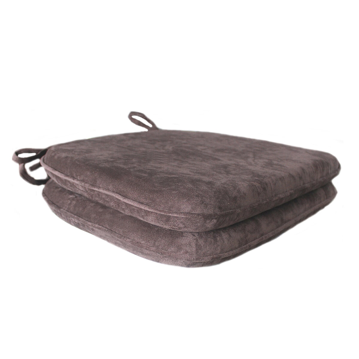 Sutton Place Juego de 2 Cojines para Silla Color Café