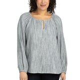 Boston Traders Blusa para Dama Negro Chica