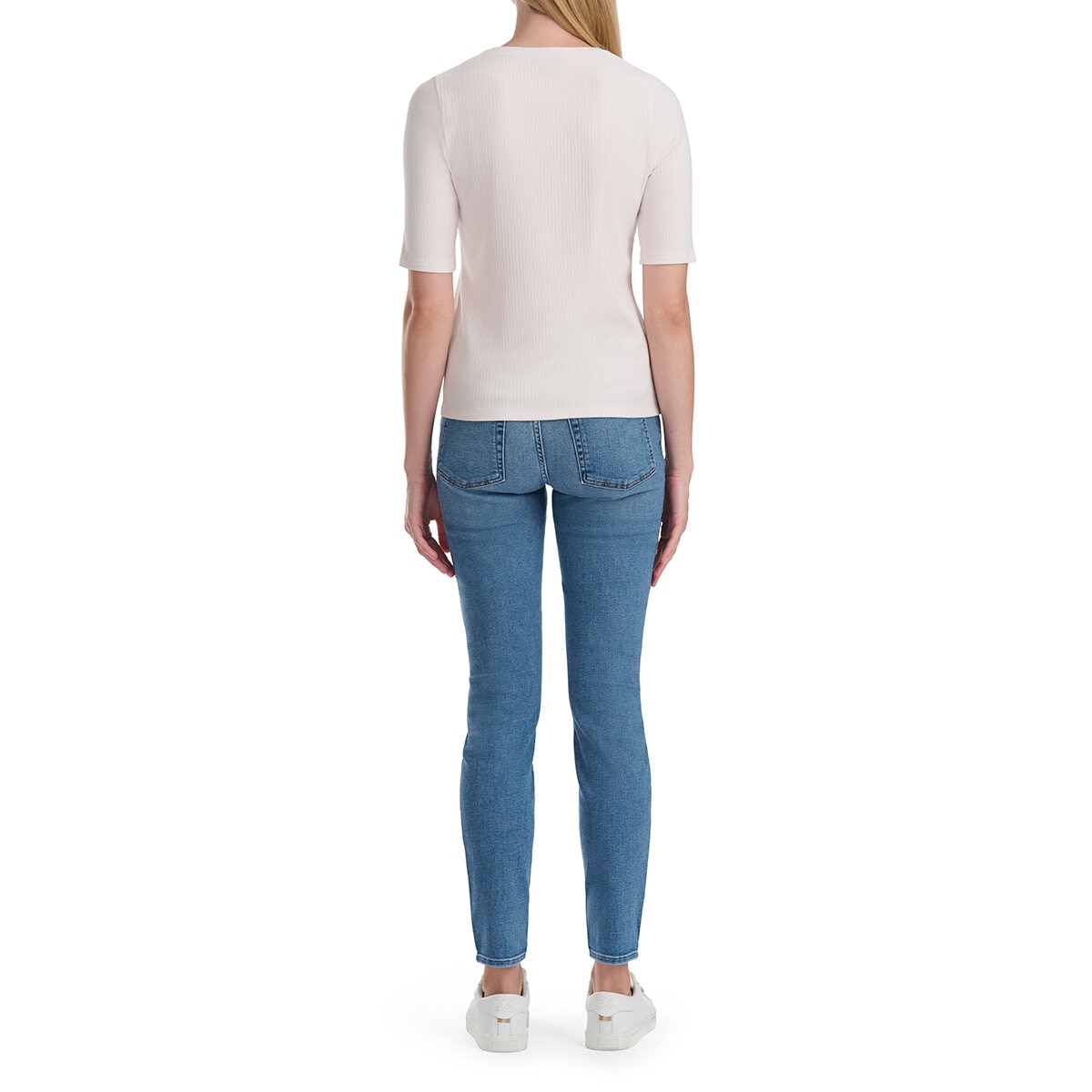 Splendid Playera para Dama Blanco Chica