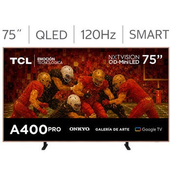 TCL Pantalla 75" QLED 4K NXTVISION Google TV TCL Pantalla 75" QLED 4K NXTVISION Google TV