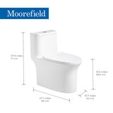 Moorefield, Inodoro Modelo Acadia Moorefield, Inodoro Modelo Acadia