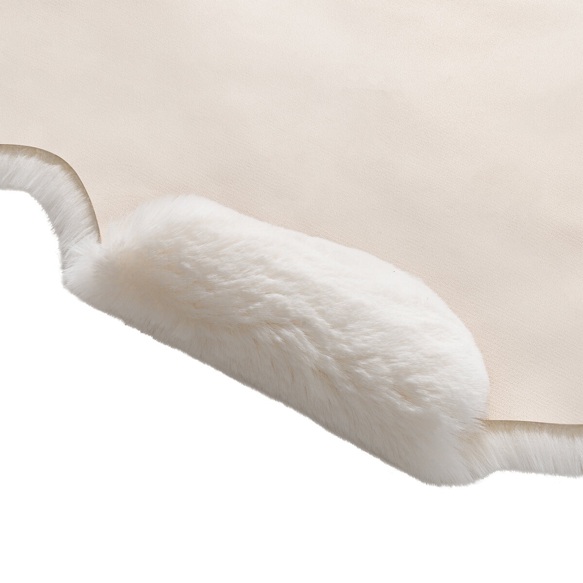 Mon Chateau Luxury Collection Tapete de Pelo Sintético 177cm x 160cm, Blanco