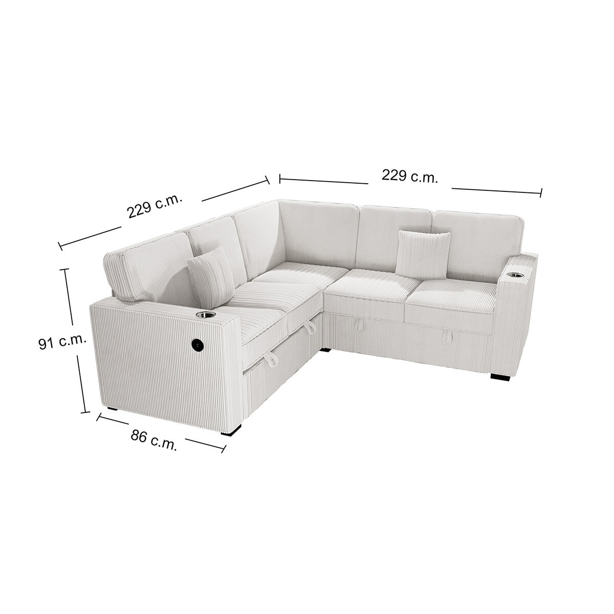 Bobkona, Marshall, Seccional Convertible