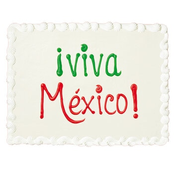 Kirkland Signature Media Plancha de Pastel con Decoración Mexicana