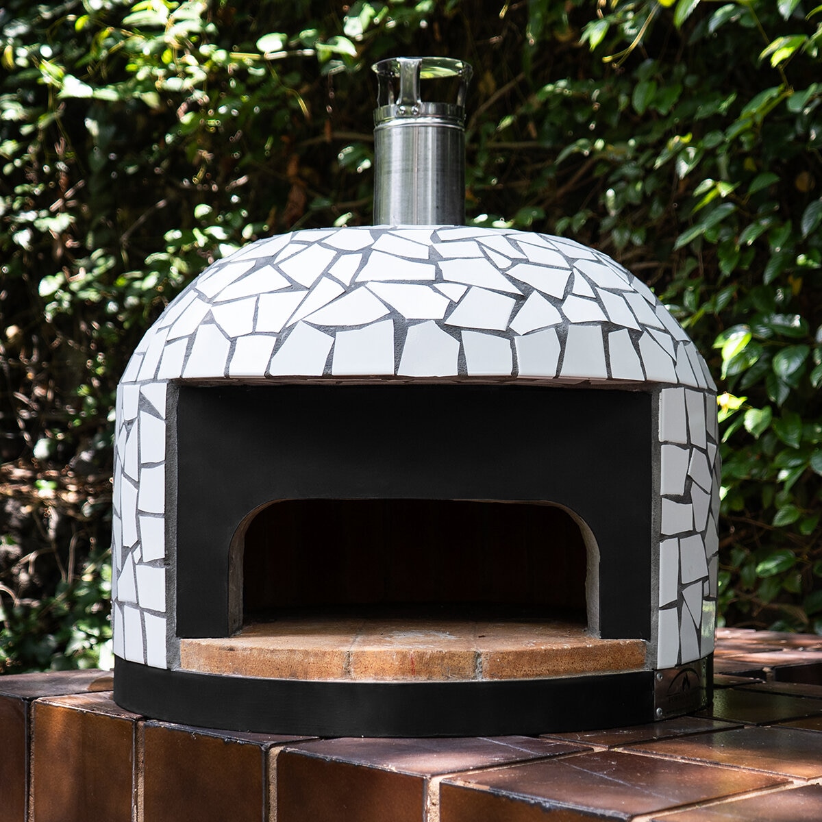 Forno Napoli, Horno de Leña Modelo Barano, Color Blanco