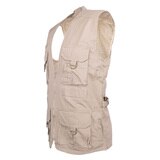 Adv Quest, Chaleco Confeccionado en Gabardina, Unisex, Kaki, XG