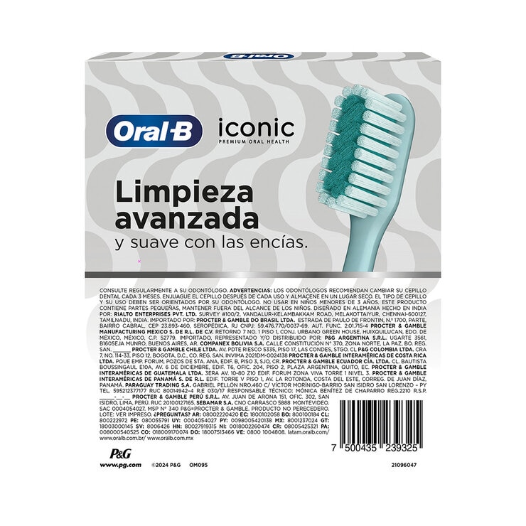 Oral-B Cepillos Dentales Iconic Premium 6 pzas