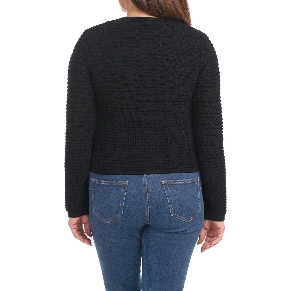 Hilary Radley Suéter para Dama Negro Extra Grande