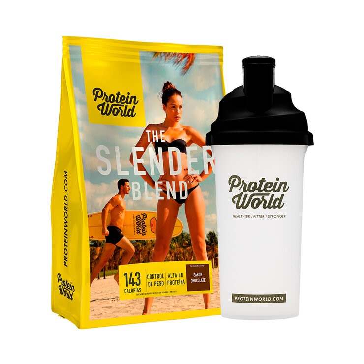 Protein World Slender Proteína en Polvo Sabor Chocolate 1.2 kg