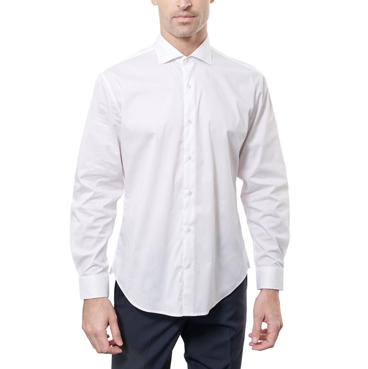 DKNY Camisa para Caballero Blanco Cuello 16.5 Manga 32/33