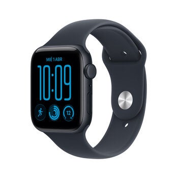 Apple Watch SE 3 (GPS + Celular) 44mm Aluminio Medianoche + Correa Deportiva Azul Profundo - Talla M/L Apple Watch SE 3 (GPS + Celular) 44mm Aluminio Medianoche + Correa Deportiva Azul Profundo - Talla M/L