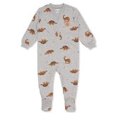 Pekkle Mameluco 2 piezas para Bebés Gris 6 Meses