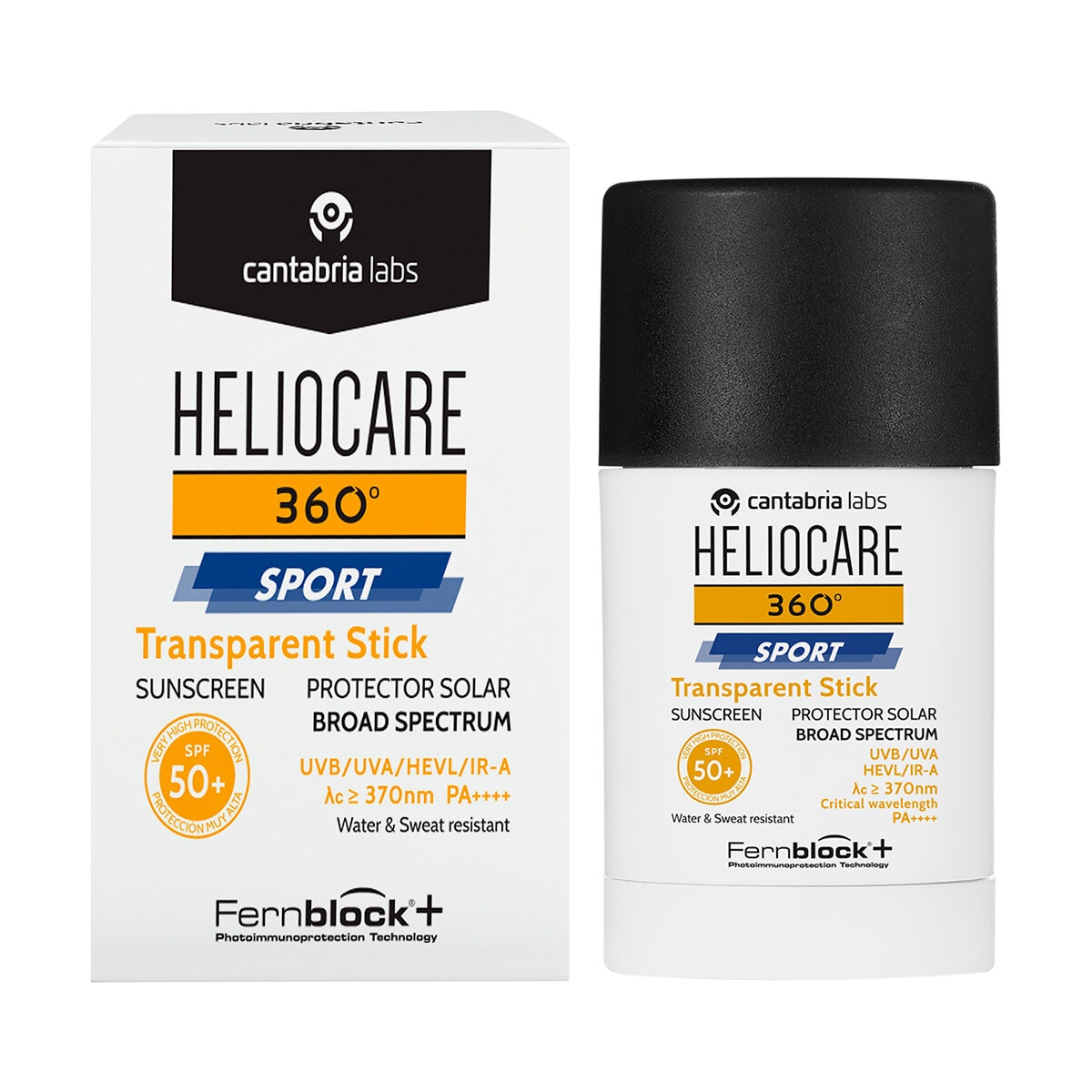 Heliocare 360° Sport Transparent Stick SPF 50+