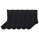 K Bell Calcetines para Dama 6 pares Negro
