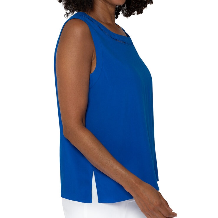 Mario Serrani Italy Blusa para Dama Azul Extra Grande