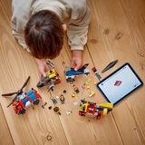 LEGO City Remix: Helicóptero, Camión de Bomberos y Submarino