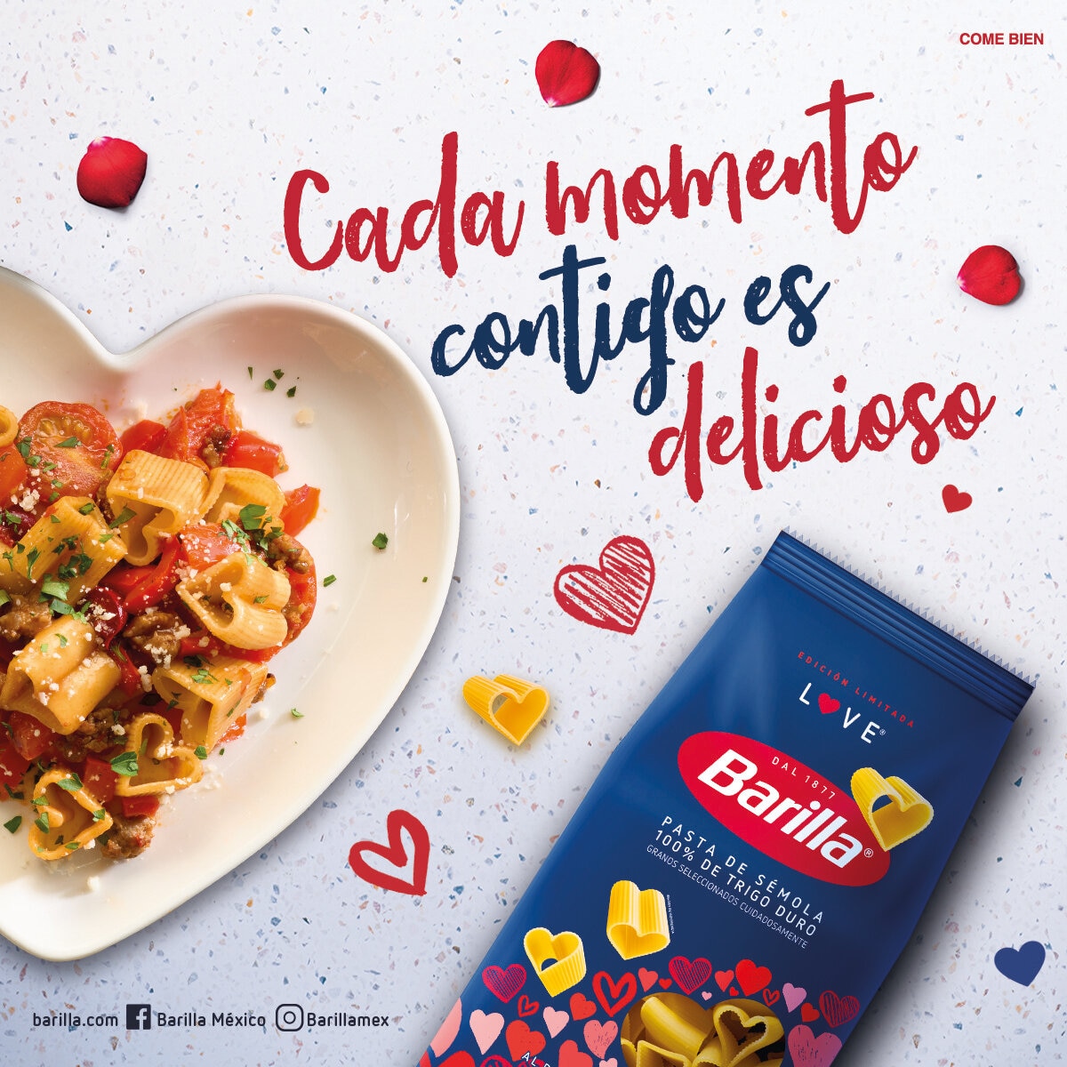 Barilla Pasta de Sémola en Forma de Corazón 4/400 g