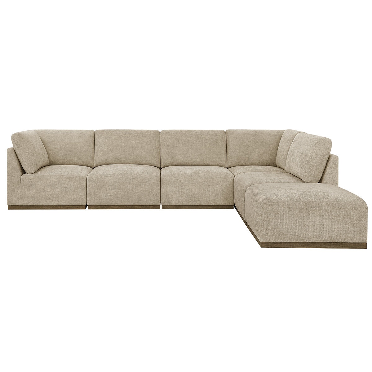 Henredon, Murphy, Seccional Modular de 6 Piezas con Otomano Henredon, Murphy, Seccional Modular de 6 Piezas con Otomano